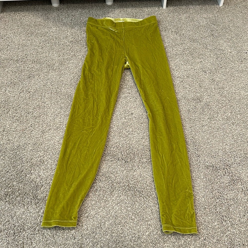 Fabletics lime mustard green size medium leggings